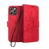 Forcell iPhone 13 Pro Plånboksfodral MEZZO - Röd