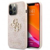 Guess 4G Big Metal Logo Skal iPhone 13 Pro / 13 - Rosa