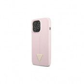 Guess iPhone 13 Pro Skal Silikon Triangel Logga Lila