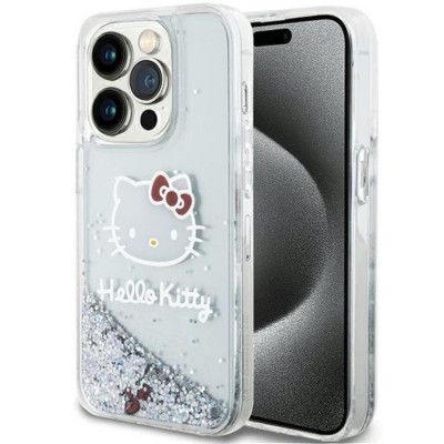 Hello Kitty iPhone 13 Pro/13 Mobilskal Glitter Kitty Head