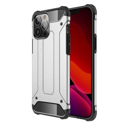 Hybrid Armor mobilskal till iPhone 13 Pro - Silver