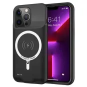 iPhone 13 Pro Batteriskal Magsafe 7000mAh B98S - Svart