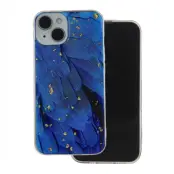 iPhone 13 Pro Mobilskal Guld Glam - Blå