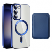 iPhone 13 Pro Mobilskal Magsafe Korthållare - Sapphire