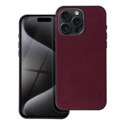 iPhone 13 Pro Mobilskal Magsafe Woven - Burgundy