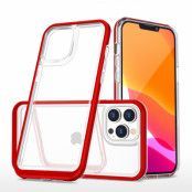 iPhone 13 Pro Skal Clear 3in1 - Röd