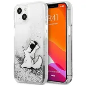 Karl Lagerfeld Choupette Glitter Case(iPhone 13 Pro) - Guld