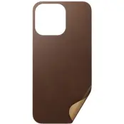 Nomad Leather Skin (iPhone 13 Pro) - Brun