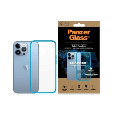 PanzerGlass Mobilskal till iPhone 13 Pro Antibacterial - Transparent/Bla