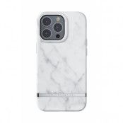 Richmond & Finch Vit Marble Skal till iPhone 13 Pro