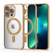 Tech-Protect iPhone 13 Pro Mobilskal Magsafe Magshine - Guld