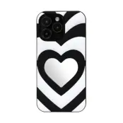 Trolsk Heart Mirror Case (iPhone 13 Pro) - Svart