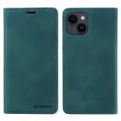 BETOPNICE 003 Plånboksfodral för iPhone 13/14 i Konstläder - Grön