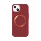 BOOM iPhone 13 Skal Magsafe Liquid Silicone - Röd