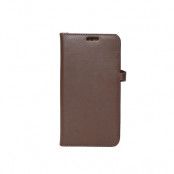 Buffalo äkta skinn plånboksfodral iPhone 13 - Brun