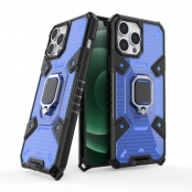 Capsule Ring Kickstand Armor Mobilskal iPhone 13 - Blå