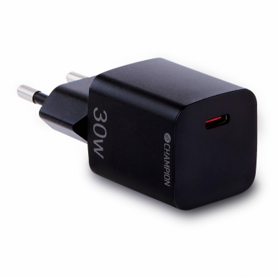 Champion Snabbladdare USB-C PD 30W - Svart