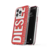 Diesel Graphic Skal till iPhone 13/13 Pro red/Vit