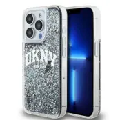 DKNY iPhone 13/13 Pro Mobilskal Liquid Glitter Big Logo - Svart