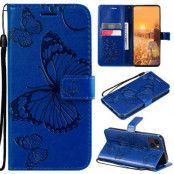 Fjärilar Plånboksfodral iPhone 13 - Blå
