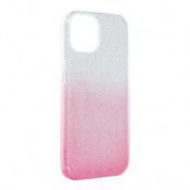 Forcell SHINING skal till iPhone 13 clear/Rosa