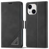 FORWENW F3-Series iPhone 13 Plånboksfodral Konstläder - Svart