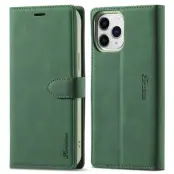 FORWENW iPhone 13 Plånboksfodral i Konstläder - Grön