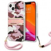 Guess Camo Strap Collection Skal iPhone 13 - Rosa