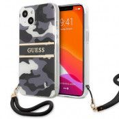 Guess Camo Strap Collection Skal iPhone 13 - Svart