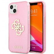Guess Glitter 4g Big Logo Skal iPhone 13 - Rosa