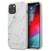 Guess Hard Case Marble (iPhone 13) - Svart