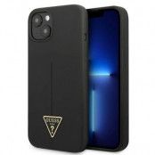 Guess iPhone 13 Skal Silicone Triangle - Svart