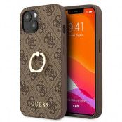Guess Ring Stand Skal iPhone 13 - Brun