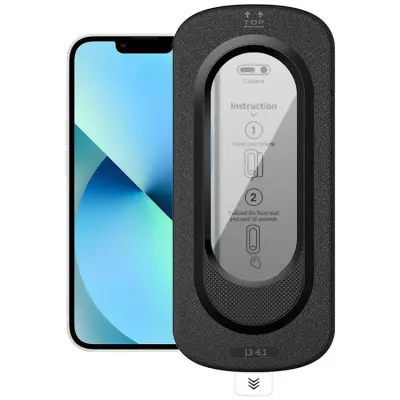 Härdat glas Skärmskydd För Apple iPhone 13 Anti-Spy med Installationsverktyg