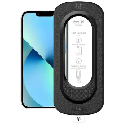 Härdat glas Skärmskydd För Apple iPhone 13 med Installationsverktyg