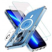 iPhone 13 [5-PACK] 1 X MagSafe Skal - 2 X Kameralinsskydd - 2 X Härdat Glas
