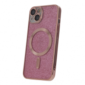 iPhone 13 Mobilskal MagSafe Glitter Chrome - Rosa