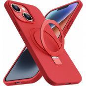 iPhone 13 Mobilskal Magsafe Liquid Silikon - Röd