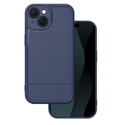 iPhone 13 Mobilskal Simple Carbon - Blå