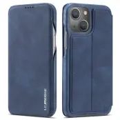 LC.IMEEKE iPhone 13 Fodral KonstLäder - Blå