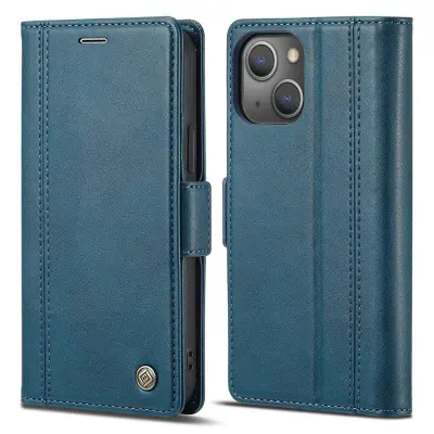 LC.IMEEKE Mobilskal till iPhone 13 Shockproof KonstLäder - Blå