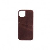 Onsala Mobilskal med Kortfack iPhone 13 - Brun