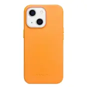 QIALINO iPhone 13 Mobilskal MagSafe Äkta Läder - Orange