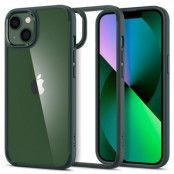 Spigen iPhone 13 Skal Ultra Hybrid - Midnight Grön