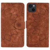 Trolsk Imprint Mandala Wallet (iPhone 13) - Brun