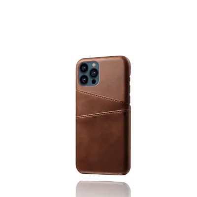 Trolsk Leather Card Case (iPhone 13) - Svart