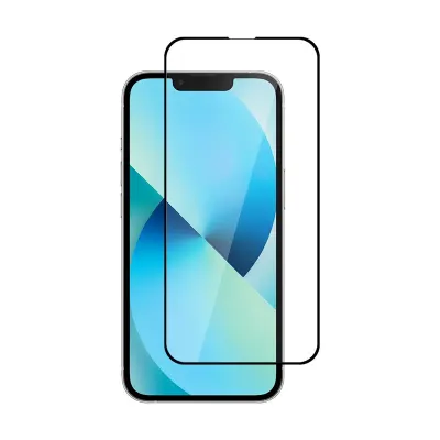 Vmax iPhone 13/13 Pro Härdat Glas Skärmskydd 9D - Svart
