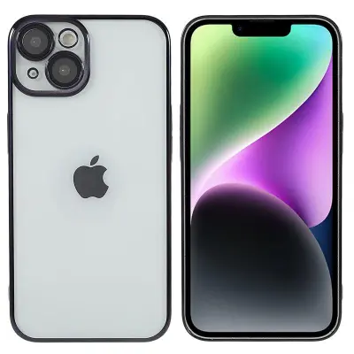 X-LEVEL Mobilskal till iPhone 13 TPU+PC Svart med Kameralinsskydd