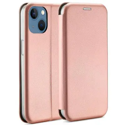 Beline iPhone 14 Plus Plånboksfodral Magnetic - Roséguld