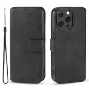 DG Ming Retro Wallet (iPhone 14 Plus) - Grå